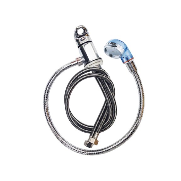 Salon Shampoo Faucet Set Wash Hair Tap Shower Head Mixer Basin Sink Water for Salon SPA 60cm