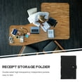 thumbnail image 2 of LEXSOMEO 1 Book Ticket Album Invoice Storage Book Office Invoice Receipt Organizer Contract Classification Album, 2 of 5