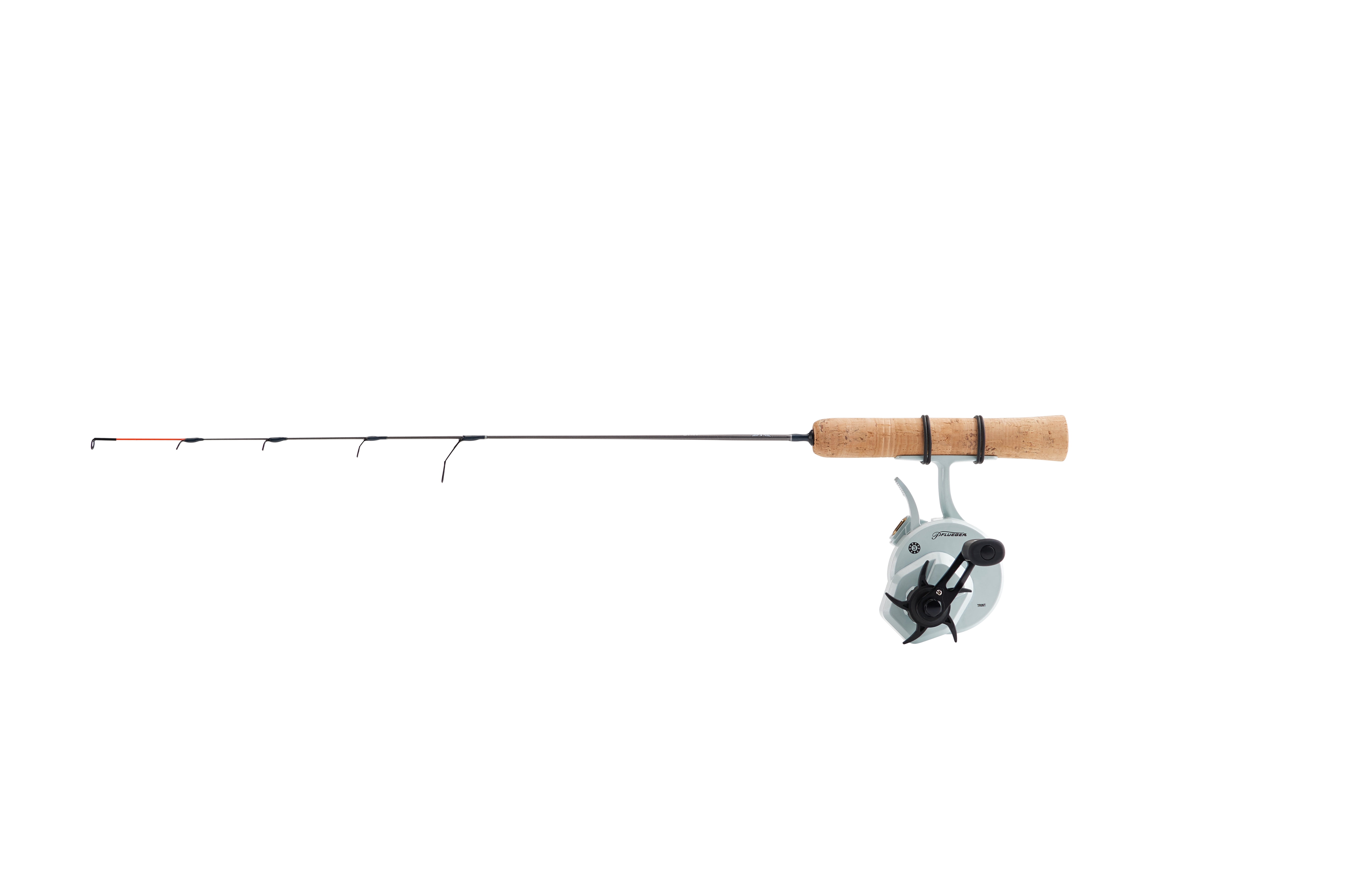 Pflueger Trion 26in Inline Medium Light Ice Fishing Combo Moderate Action