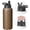 Black-344, variant on Cute Puppy Pattern Stainless Steel Water Bottle - Wide Mouth Design with Sweat-Free Surface & 360° Seal Ring for All-Day Temperature Retention (BPA/Odor Free)