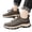 Coffee#25, variant on Men’s Athletic Running Shoes Breathable Soft Sole Sneakers for Outdoor Hiking, Comfortable Thick Sole Non-Slip Trail Walking Shoes