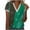 Green, variant on Patlollav Women Tshirts Under $10, Women's Summer Tops S-Xxxl V-Neck Lace Patchwork Printed Short Sleeve Casual Blouse