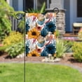 thumbnail image 5 of Watercolor Sunflowers Art Pattern Double Sided Garden Flag Decorative Weather Resistant Yard Flag, Large DIY Vertical Flag for Farmhouse Patio Lawn, 28x40 Inch, 5 of 6