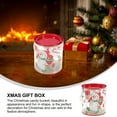 thumbnail image 4 of PBPBOX 8Set Decoration Storage Box Assorted Color PVC Christmas Themed Bucket for Families, 4 of 5