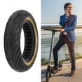 thumbnail image 4 of Pneu Tubeless pour Trottinette Électrique 10 Pouces, Pneu Trottinette Électrique Creux Absorption des Chocs Résistance à la Pression pour Différentes Routes Jaune, 4 of 8