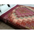 thumbnail image 4 of Patchwork Floral Kantha Bedding Floral Print Kantha Throw Queen Quilt Cotton Light Weight Winter Summer Vintage Blanket Bedding Bedspread, 4 of 4