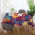 thumbnail image 6 of BZSMCE Square Tablecloth Tropical Paradise Parrot Pattern Tableclothes, 6 of 9