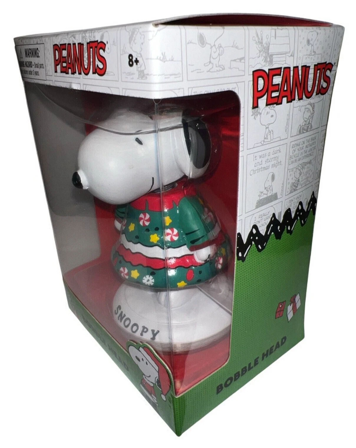 Snoopy Bobble Head Ugly Christmas Sweater