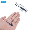 thumbnail image 2 of Uxcell Replacement Zipper Pull Cord, 20Pcs Nylon Zipper Puller Slider, Navy Blue, 2 of 6