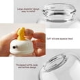 thumbnail image 5 of Mini Glass Salad Oil Squeeze Bottle, 3.38 OZ/100ml Soy Sauce Dispenser for Kitchen, Suitable For Soy Sauce, Vinegar, Honey, Cooking Oil Dispensers, Kitchen Gadgets (White), 5 of 7