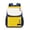Yellow, variant on ibiyuan School Backpack Student Easy-Clean Trendy Shoulder Bookbag with Large Pockets Solid Color Back To School Supplies Daily Use / Everyday Carry,S,Red