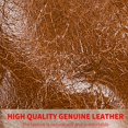 thumbnail image 4 of Vintage Men Leather Wallet Large Capacity Front Pocket Credit Card Holder RFID Blocking Bifold Wallet Practical Gift Brown, 4 of 4