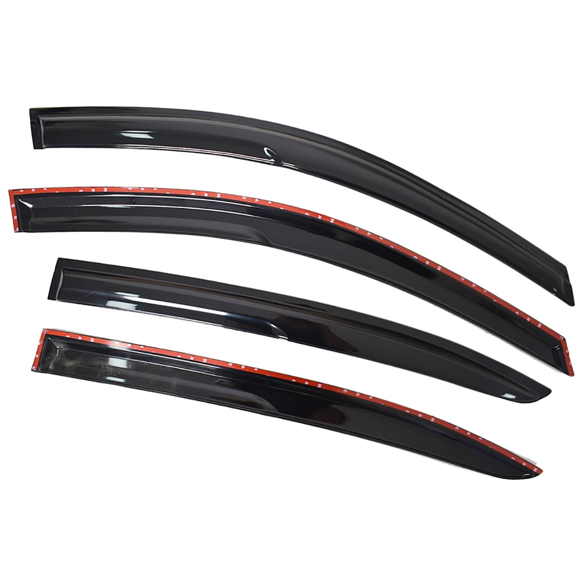 4Pcs 08-12 Accord Windows Visor, Window Visor Rain Deflector Vent Sun Guard Fit for Honda Accord 2008-2012