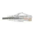 thumbnail image 3 of Eaton Tripp Lite Series Cat6 Gigabit Snagless Slim UTP Ethernet Cable (RJ45 M/M), PoE, Gray, 8-in. (20.32 cm) - Patch cable - RJ-45 (M) to RJ-45 (M) - 8 in - UTP - CAT 6 - molded, snagless, stranded - gray, 3 of 4