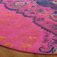thumbnail image 3 of SAFAVIEH Artisan Layton Bohemian Area Rug, Fuchsia/Multi, 6'7" x 6'7" Round, 3 of 4