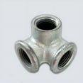 thumbnail image 2 of 3 Way 1/2 " -2" Galvanized Pipe Fitting Malleable Iron Side Outlet Elbow Industrial Cast Iron Tee Pipe fittings, 2 of 2