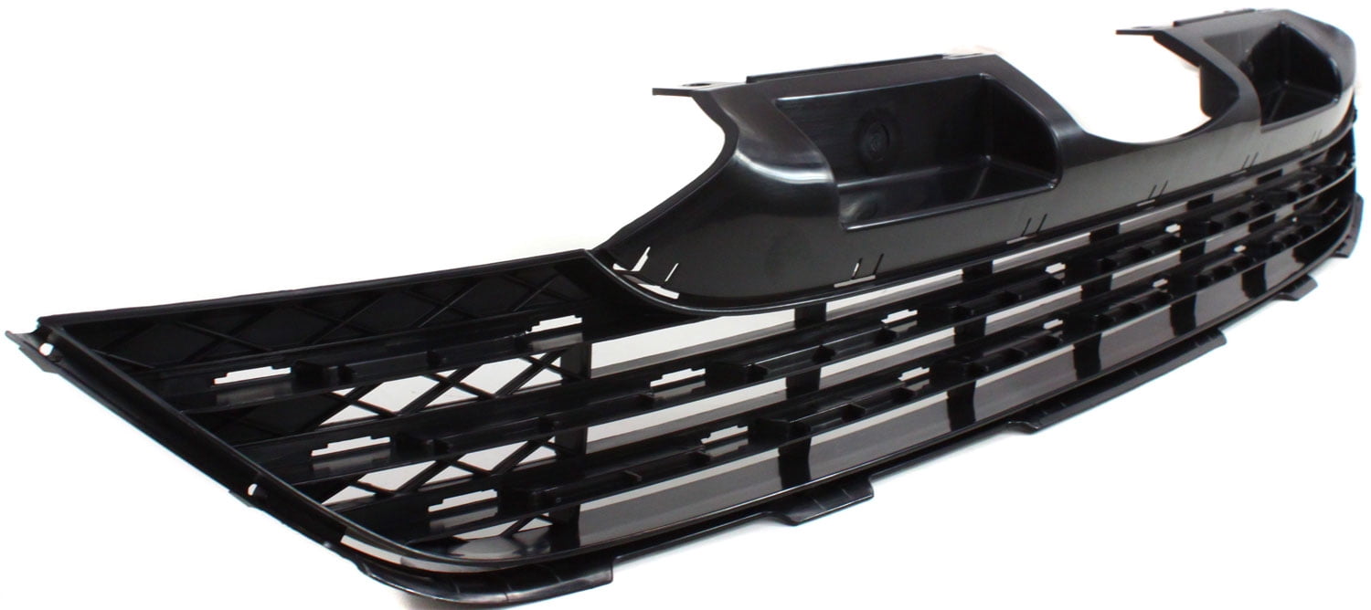 Bumper Grille Compatible With 2007-2009 Honda CR-V Front, Lower Textured Black