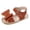 Brown, variant on Spring And Summer Children Baby Toddler Shoes Boys And Girls Sandals Solid Color Bow Buckle Open Toe Cute And Comfortable Lightweight Hiking Sandals Size 6