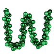 thumbnail image 1 of 6' Green Asst Orn Ball Garland, 1 of 1