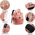 thumbnail image 2 of Bolsa de pañales para bebés, mochila con cambiadores, bolsas para mamás, niños y niñas, viaje multifunción Unisex para bebé, se puede utilizar como mochila, 2 of 5