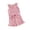 d-102Pink41, variant on MEZZALL Summer Baby Girls Sleeveless O-Neck Tops And Frill Edge Shorts Lightweight Toddler Outfit For Warm Weather Cute Bow Adornments And Solid Color Ensemble Comfort Clothes Sets