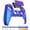 Chameleon Purple Blue, variant on eXtremeRate Clear Green Touchpad Front Housing Shell Compatible with ps5 Controller BDM-010 BDM-020 BDM-030, DIY Replacement Shell Custom Touch Pad Cover Compatible with ps5 Controller