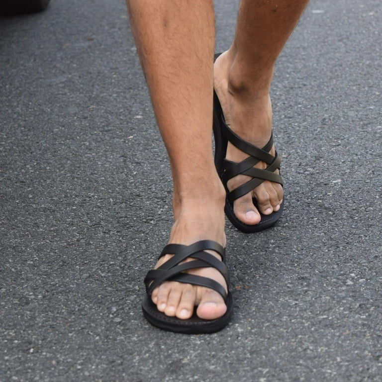 Strappy mens fashion sandals
