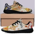 thumbnail image 3 of Fall Thanksgiving Fall For Jesus He Never Leaves Shoes Sneakers Black Size 9.5, 3 of 7