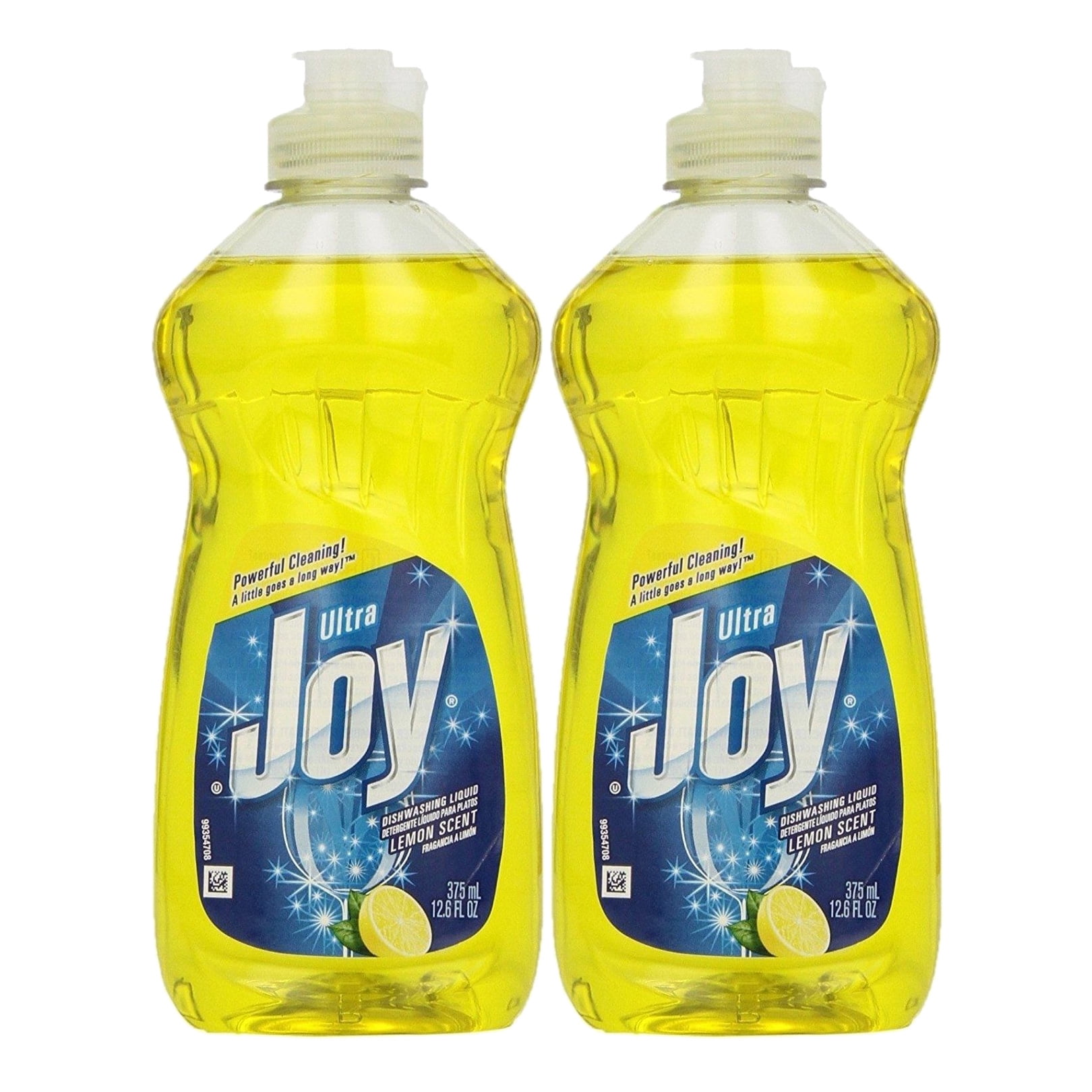 Joy Lemon Scent Ultra Dishwashing Liquid, 12.6 oz, 2 Pack