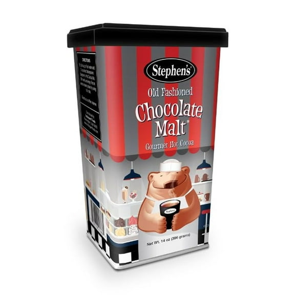 Stephen's Gourmet Hot Cocoa, Old Fashioned Chocolate Malt, 14 OZ (Pack of 1)