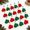 Red Green with Gold Edge, variant on 48 Minimas Stockings Bulk Red Green With Edge