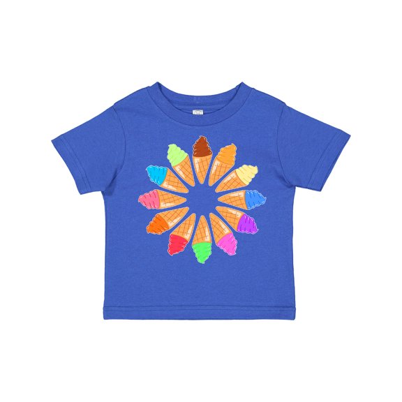 Inktastic Ice Cream Cone Starburst Boys or Girls Toddler T-Shirt