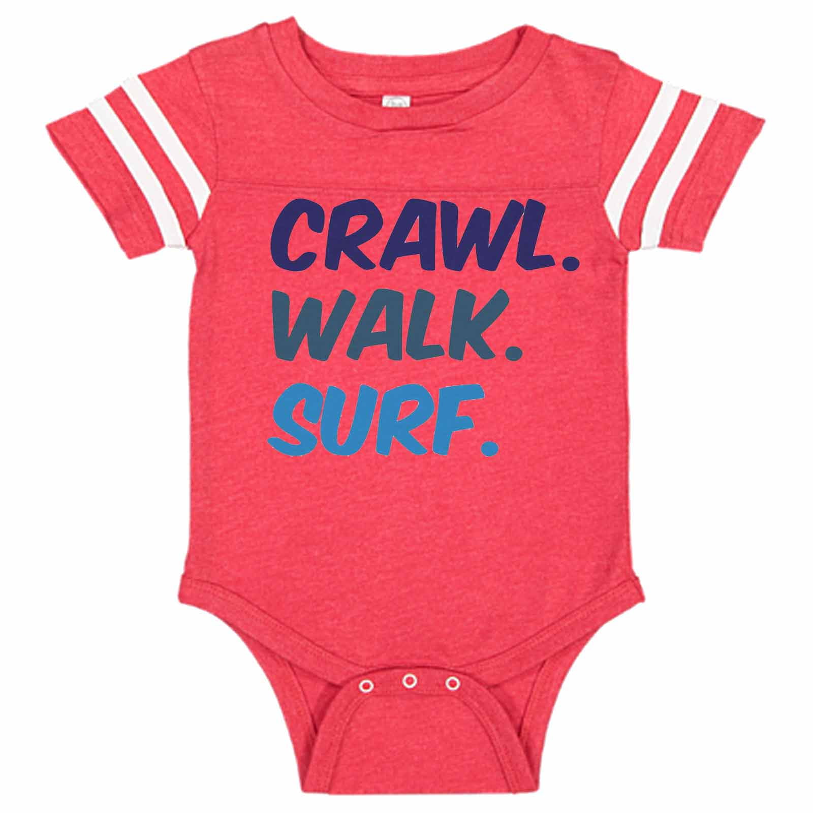 crawl walk fish onesie walmart