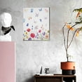 thumbnail image 3 of KLL Meadow flowers with butterfly Print Canvas Wall Art, Canvas Painting Prints Canvas Art Wall Decor Home Decoration for Living Room Bedroom Office, 3 of 6
