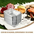 thumbnail image 3 of ACDANC 50 Pcs Baking Pan Cake Pans Cake Sheet Pan Aluminum Oblong Foil Pans Disposable Pan Disposable Tin Foil Box with Cover Aluminum Foil, 3 of 7