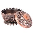 thumbnail image 3 of Soporte De Quemador De Incienso De Loto De aleación De Zinc, Decoración Del Hogar Joss Stick Holder, Elegante Y Hermoso Con Diseño Hueco, No Para Incienso Sino También Un, 3 of 7