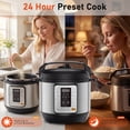 thumbnail image 2 of edx 8 Quart Electric Pressure Cooker, Silver, 2 of 8