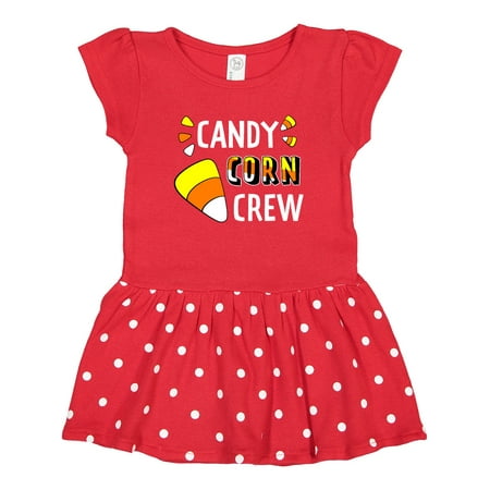 

Inktastic Candy Corn Crew for Halloween Gift Toddler Girl Dress