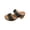 Black, variant on Arch Support Chunky Sandals For Women Orthopedic Block High Heel Dress Sandals Summer Party PU Leather Open Toe Chunky Heel Shoes Black Women Sandal
