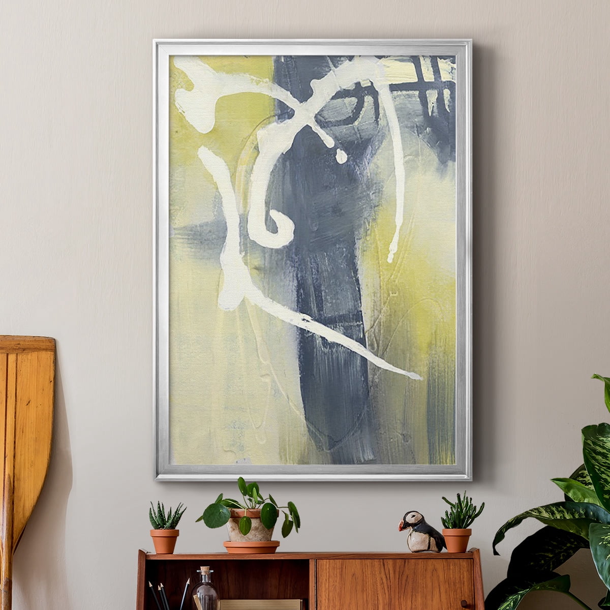 Delightful II Premium Framed Print, in Gold, Black, or Silver - Ready to Hang
