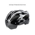 thumbnail image 2 of Naiovety PROMEND bicicletas casco protección cómoda absorción de impactos bicicleta cabeza Protector al aire libre portátil ciclismo gafas Ciclismo Negro Plata Naiovety OD025945-04, 2 of 6