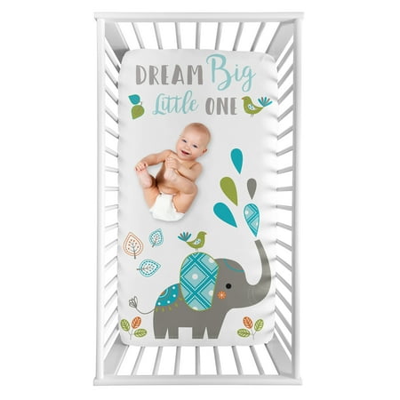 UPC: 0846480072638 | Mod Elephant Collection Photo Op Crib Sheet