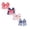 A*1+B*1+C*1+D*1, variant on 1 Pc Patriotic Burlap Wreath Bows, American Flag 4th of July Wreath Bow Red Blue Stars Tree Topper for Independence Day Memorial Day Decorations Front Door Wreath Home Outdoor Decorations, Style B