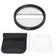 thumbnail image 1 of 58mm Double Half Moon Special Effects Filter Double Glass Camera Center Split Diopter Lens Filter Photography SLR Camera Accessories, 1 of 4