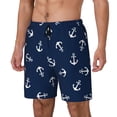 thumbnail image 2 of Gaeub Nautical Themed Simple Anchors Mens Swim Trunks Stretch Beach Shorts Quick Dry for Men Swim Shorts Swimwear with Pockets- Large, 2 of 9