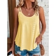 thumbnail image 3 of Womens Tank Tops Eyelet Sleeveless Spaghetti Strap Camisole Casual Summer Flowy Tops for Women, 3 of 3