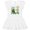 AA-White, variant on Inktastic Cute Lizards Hanging out Girls Toddler Dress
