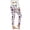 Yoga 90#White, variant on Womens Leggings Tummy Control Yoga Sports Independence Day Printed Tights Push up Trendy Stretchy Fit Running L