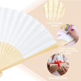 thumbnail image 4 of Ventiladores de bambú plegables, ventilador de mano de estilo oriental de 12 piezas Ventilador chino japonés para decoración de bricolaje Fiesta de baile de boda Verano, 4 of 5