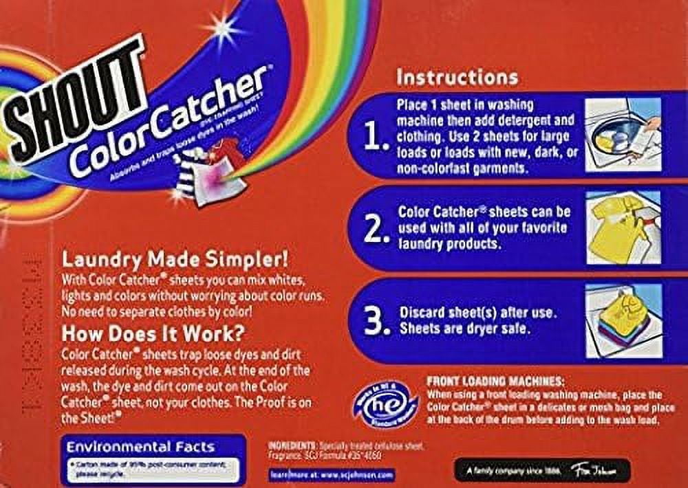 Ran across Shout Color Catcher at the store. I don't have hot